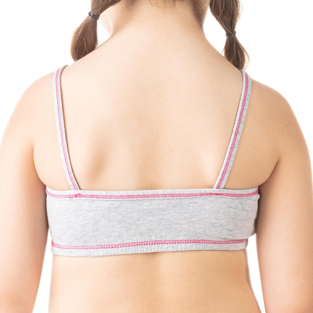 Brassière fille sirène en coton stretch