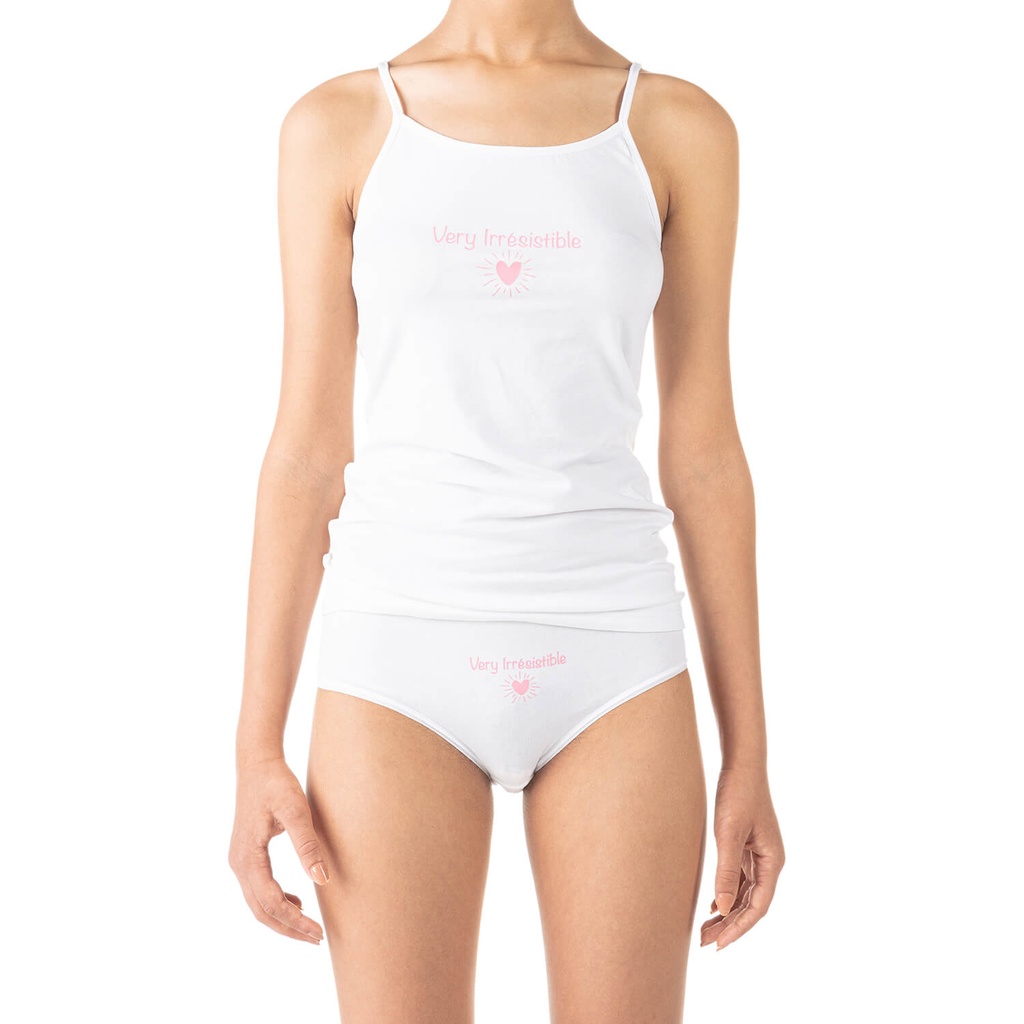 Slip fille VERY IRRESISTIBLE en coton stretch