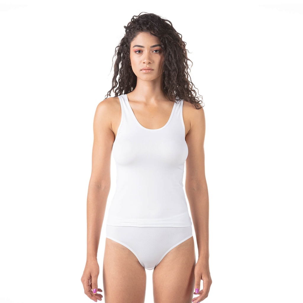 Débardeur femme en microfibre extensible