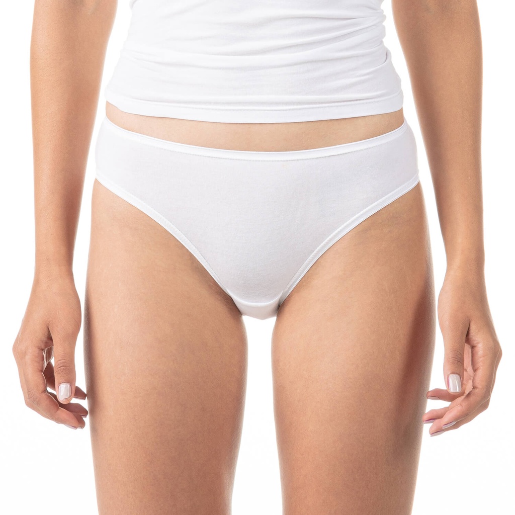 Lot de 3 slips femme en coton stretch