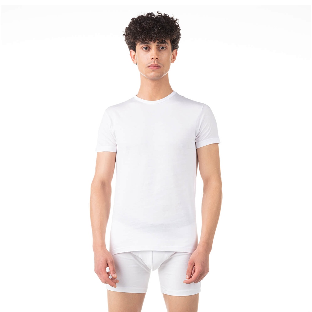 T-shirt col rond homme en coton bio