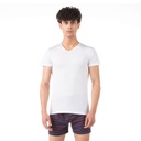 T-shirt homme col V en coton pur