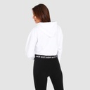 Hoodie crop femme avec élastique