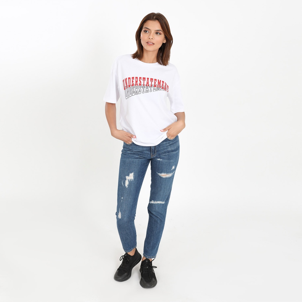 T-shirt oversized femme manches courtes UNDERSTATEMENT