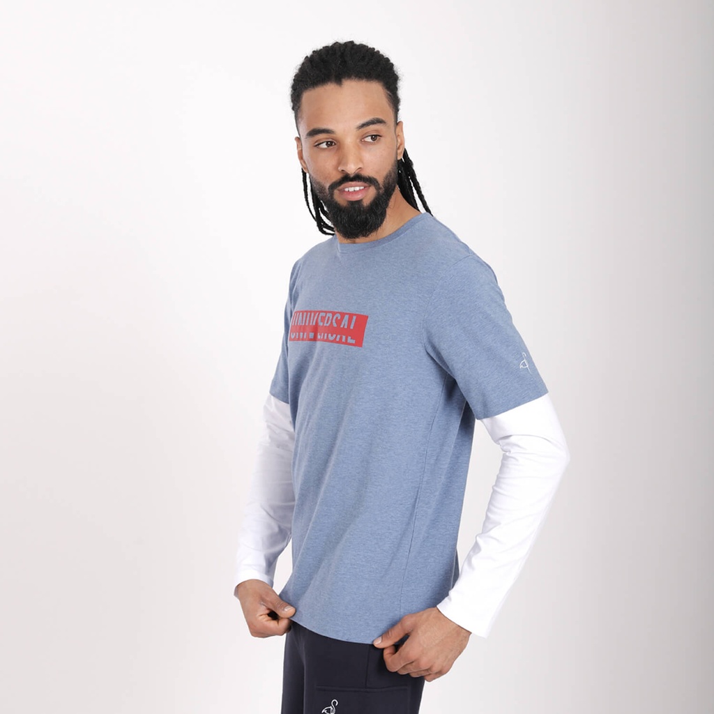 T-shirt homme double manches UNIVERSAL