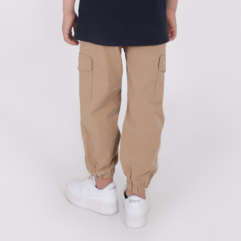 Pantalon cargo garçon bord élastique