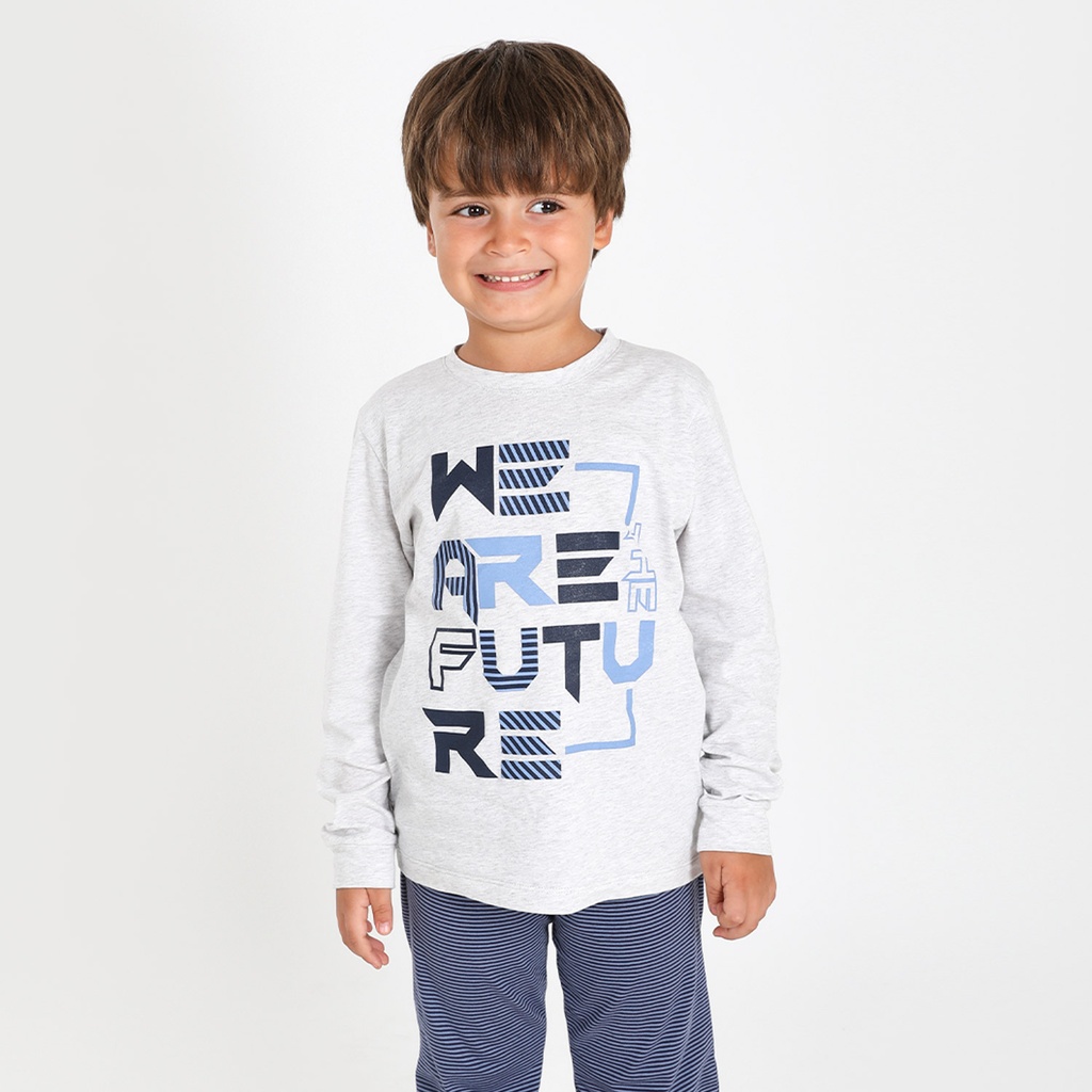 Pyjama garçon manches longues WE ARE THE FUTURE