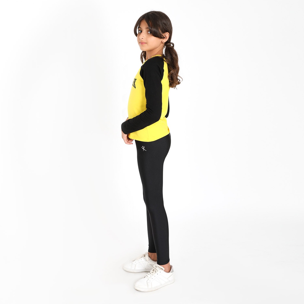 Legging de sport fille avec logo