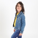 Veste slim fille en jeans