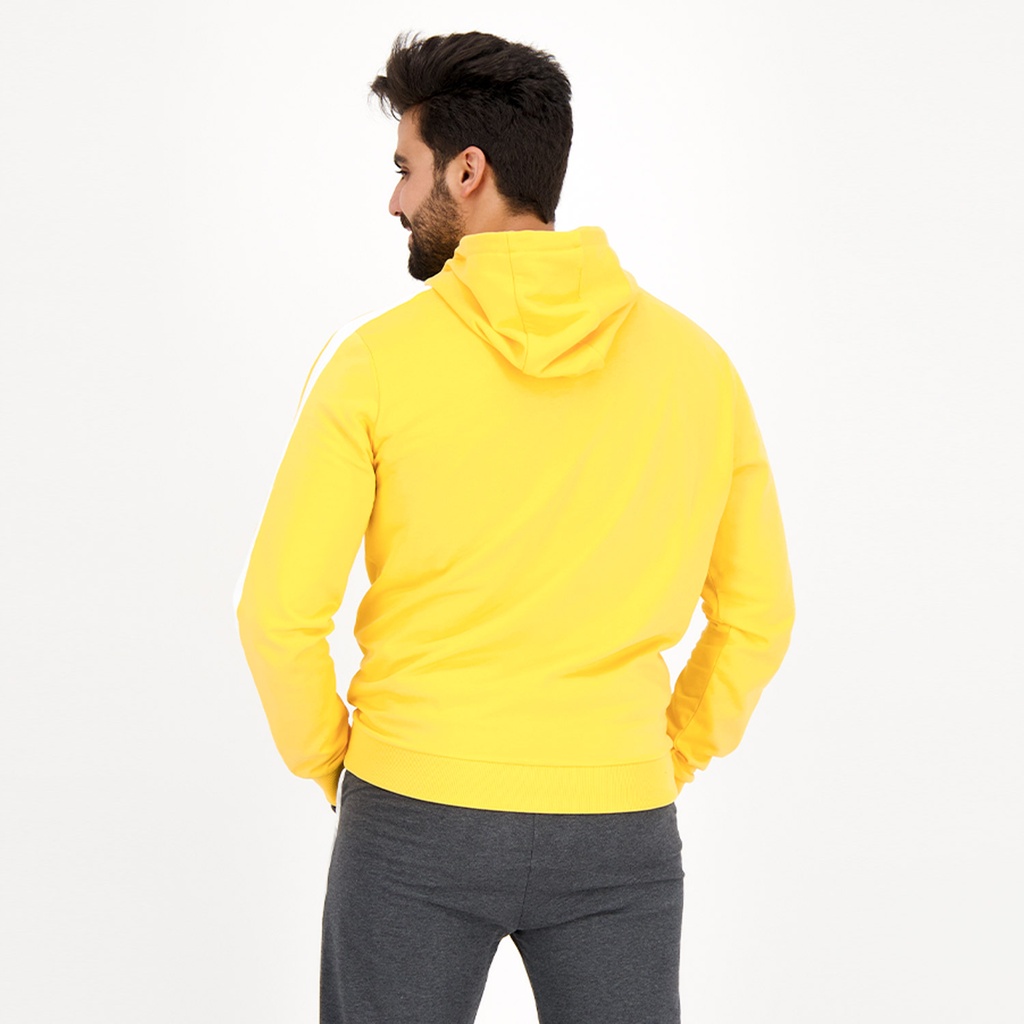 Hoodie homme avec bande contrastée