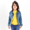 Veste slim fille en jeans