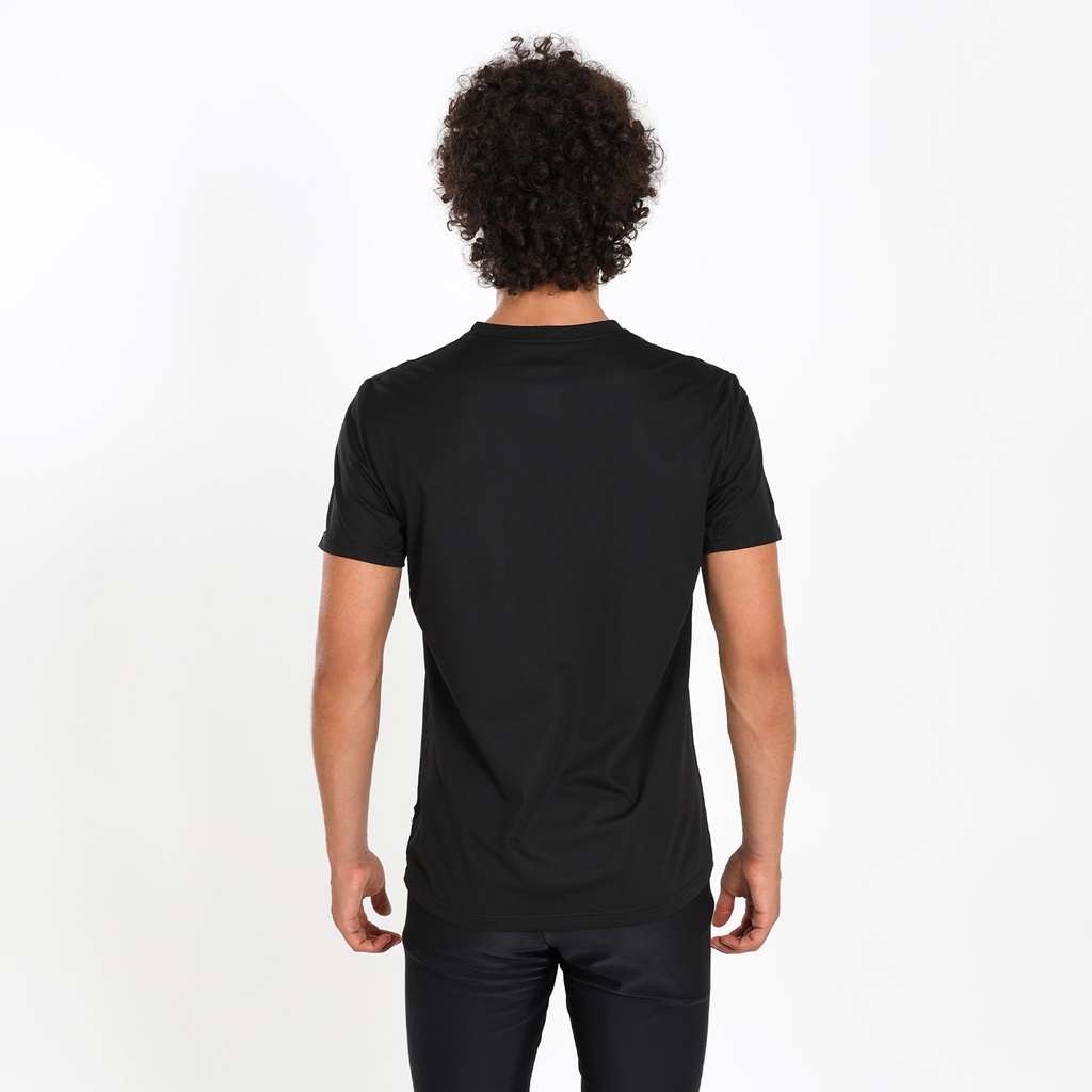 Kontakt - T-shirt de sport homme manches courtes avec logo - Noir