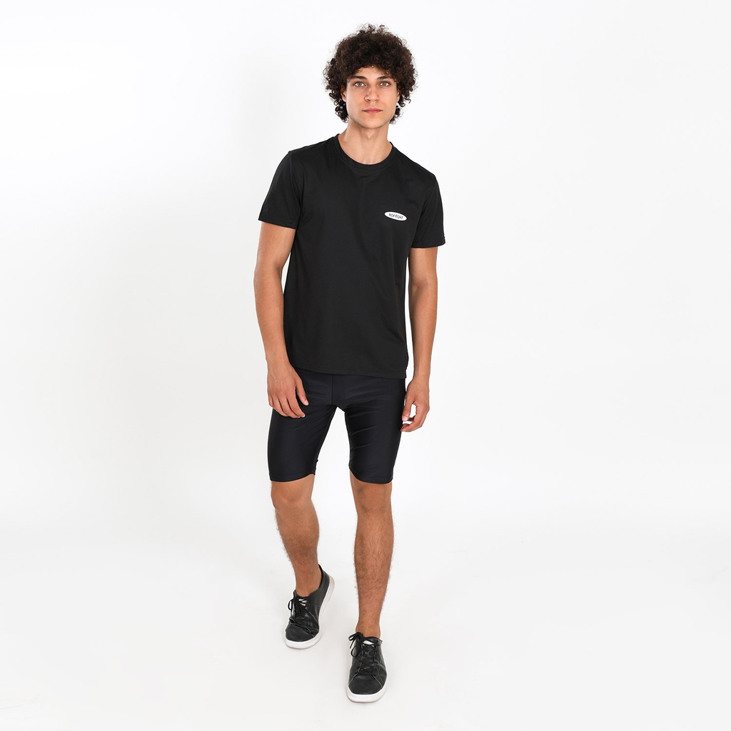 T-shirt de sport homme manches courtes avec logo