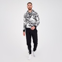 Hoodie homme imprimé tie dye