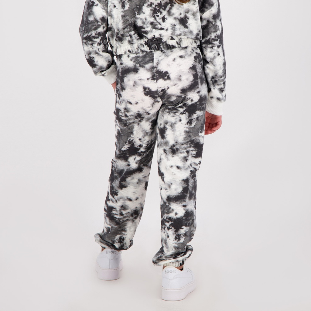 Jogger fille imprimé tie dye