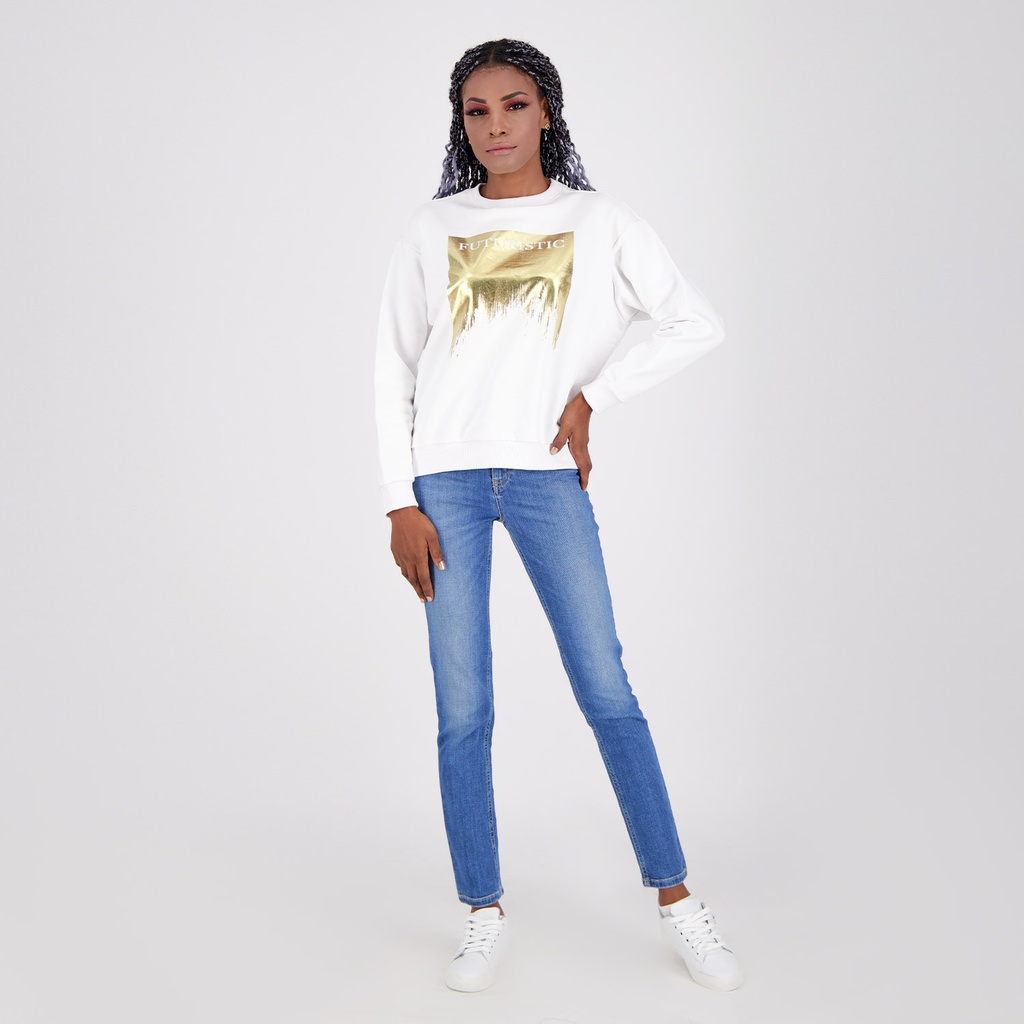 Jeans skinny femme taille haute - CLARA 689
