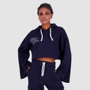 Hoodie crop femme manches larges LIVING MORE SUSTAINABLY