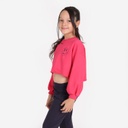 Sweat crop fille SMILEY