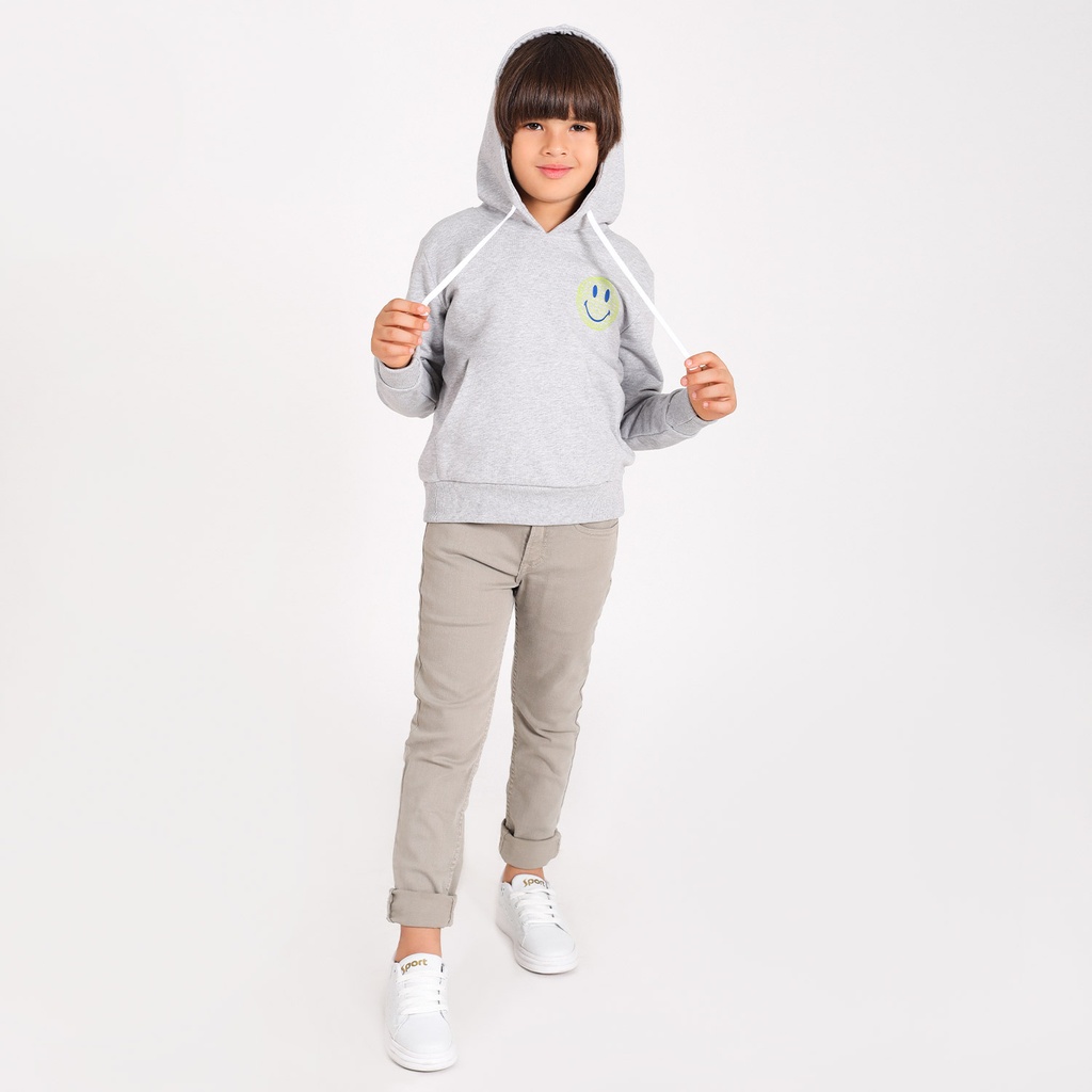 Hoodie garçon avec dos contrasté WORLD WIDE