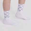 Chaussette fille imprimé YEUX