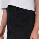 Jupe workwear fille en jeans