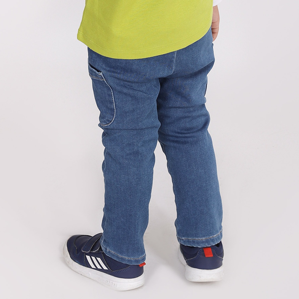 Pantalon cargo bébé en jeans