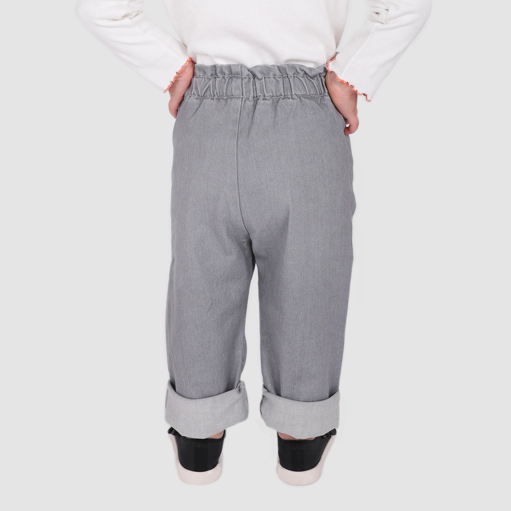 Pantalon bébé fille avec ruban