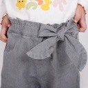 Pantalon bébé fille avec ruban