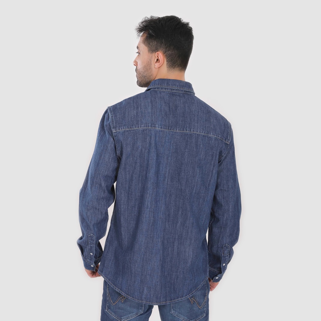 Chemise western homme en jeans  -SHEMS