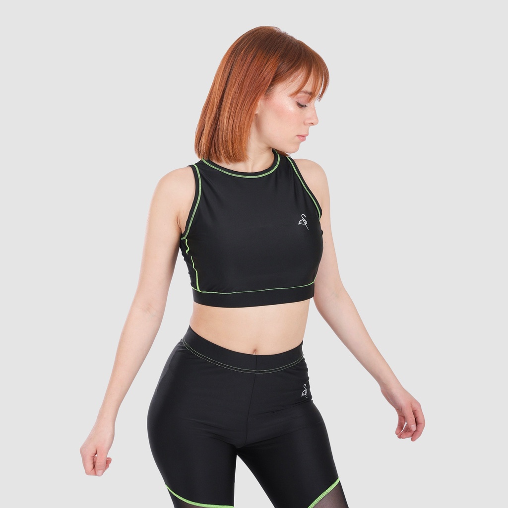 Brassière de sport femme avec découpe