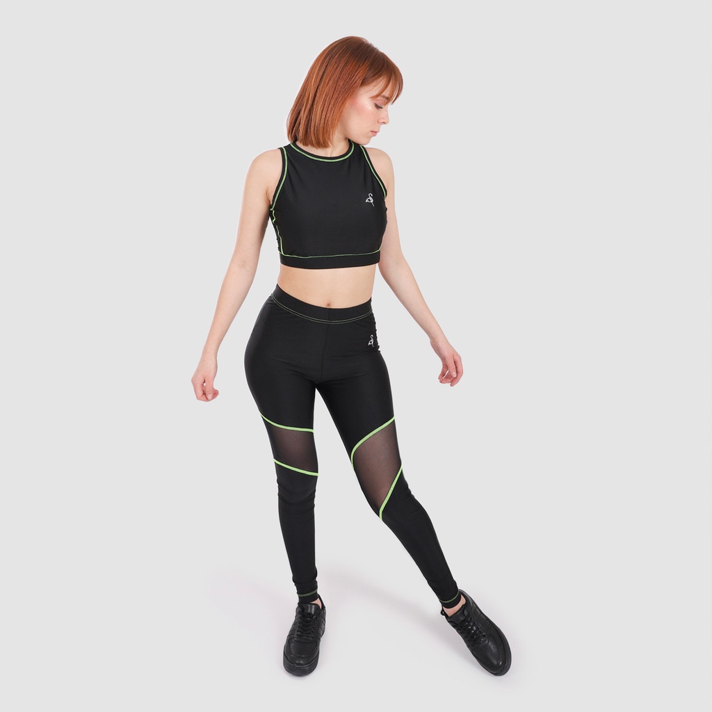 Legging de sport femme avec découpe