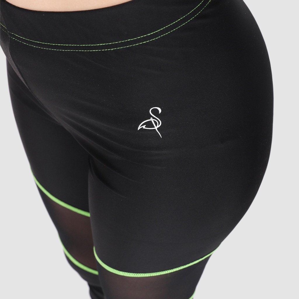 Legging de sport femme avec découpe