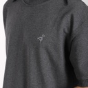 Sweat homme manches courtes avec broderie