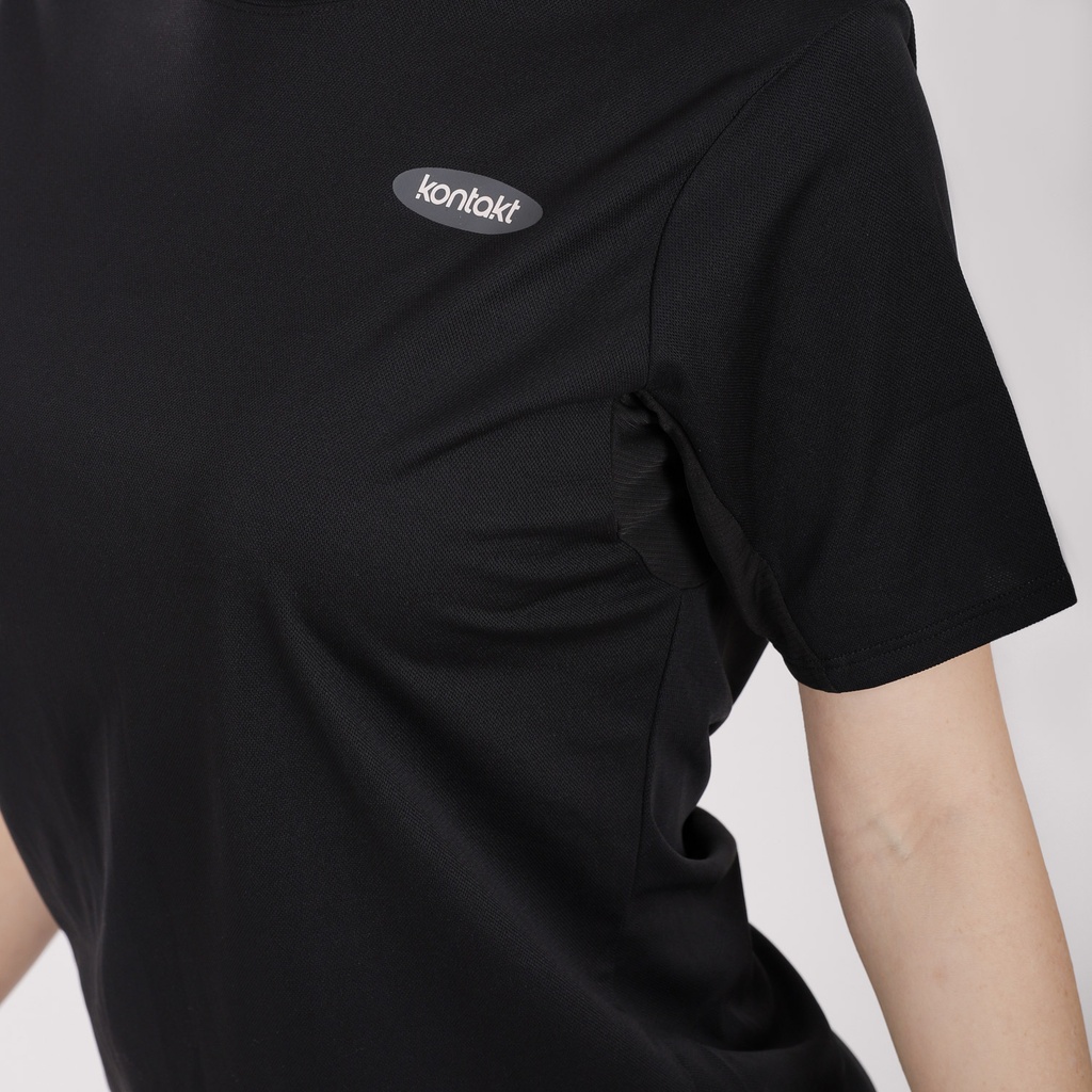 T-shirt de sport femme manches courtes avec logo