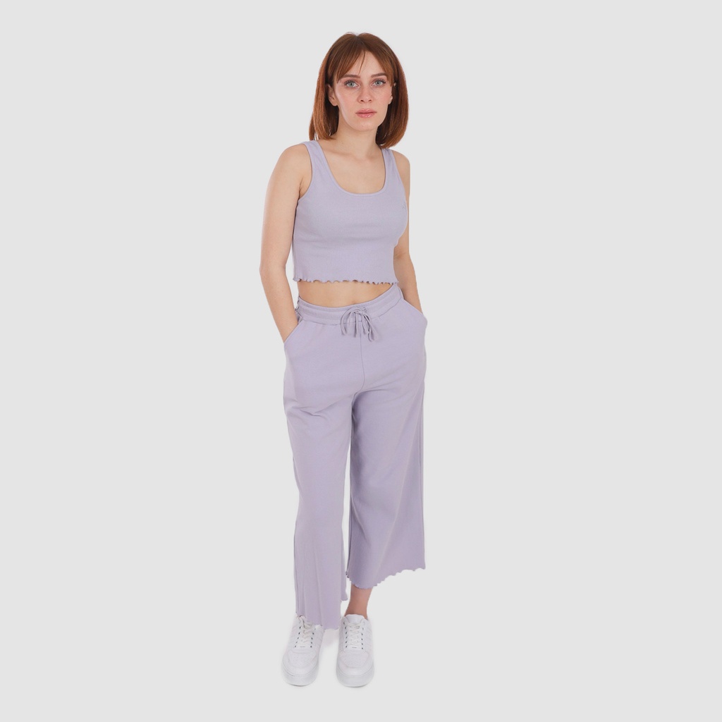 Pantalon côtelé femme