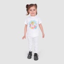 T-shirt bébé manches courtes avec revers FLAMINGO