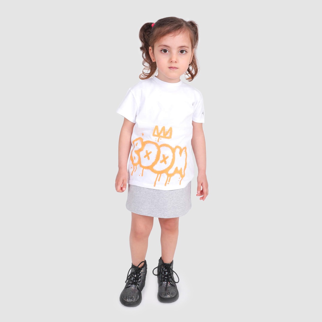 T-shirt oversized bébé manches courtes BOOM