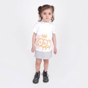 T-shirt oversized bébé manches courtes BOOM