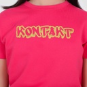 T-shirt crop fille manches courtes bas élastique KONTAKT