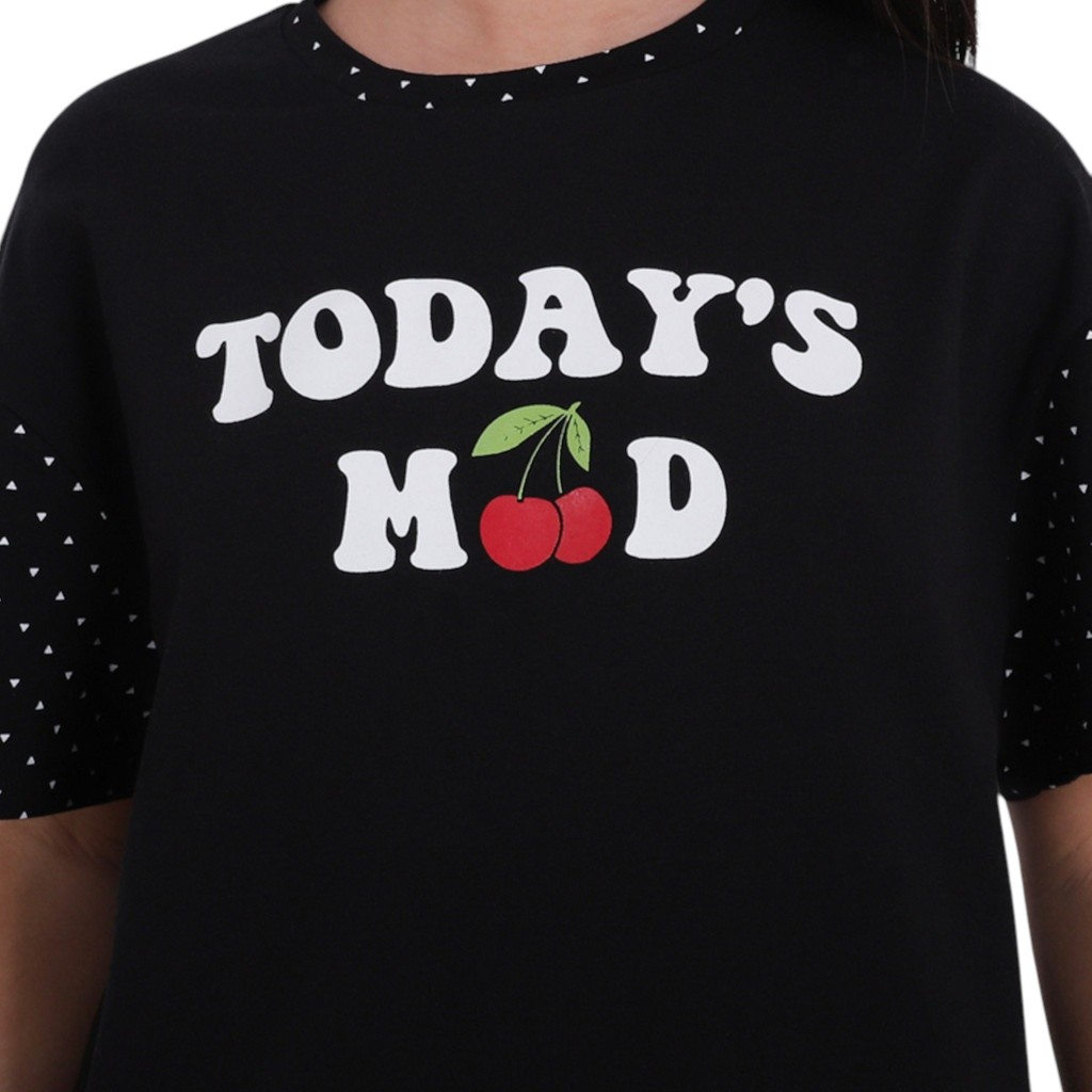 Pyjama fille manches courtes contrastés TODAY'S MOOD