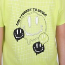 T-shirt garçon manches courtes DON'T FORGET TO SMILE