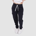 Jogger femme en molleton avec poches cargo