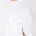 T-shirt oversized garçon contrasté avec poche SUMMER VACATION