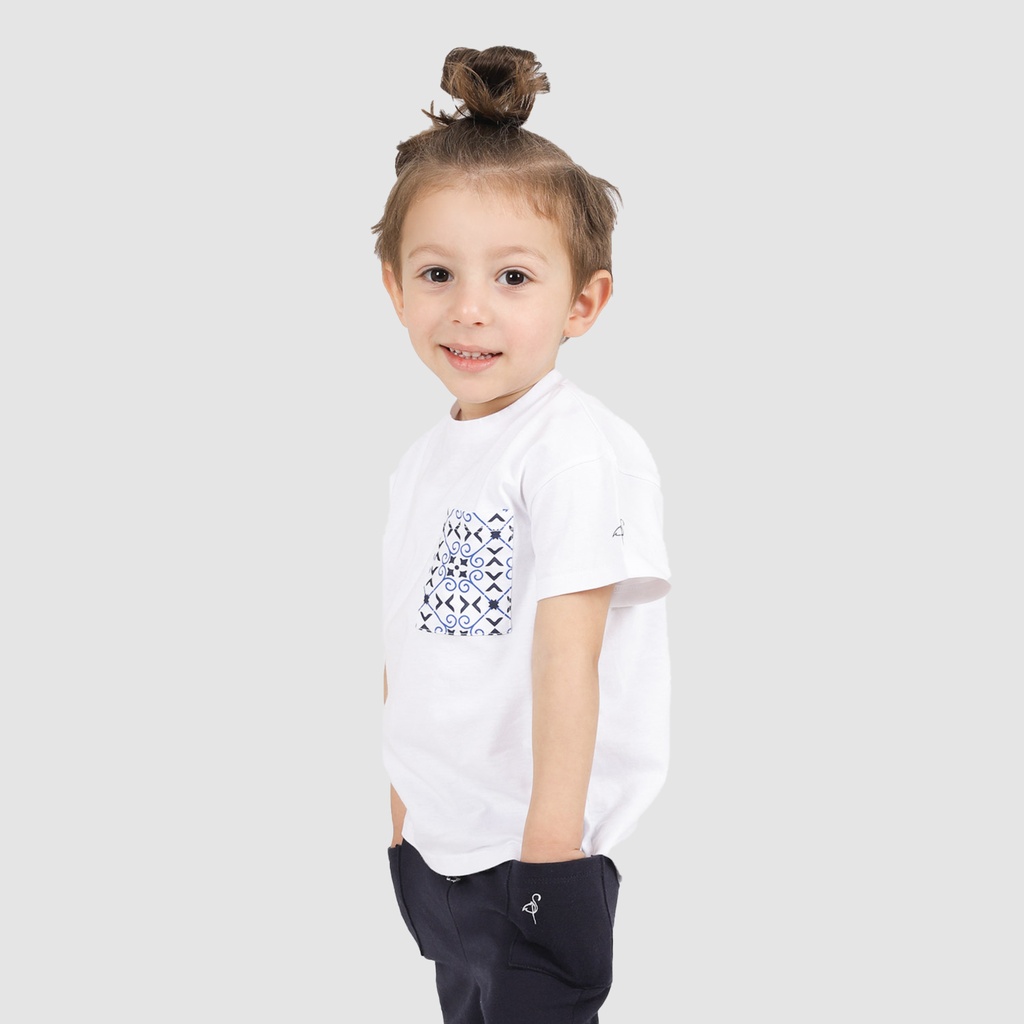 T-shirt oversized bébé manches courtes MAJOLIQUE