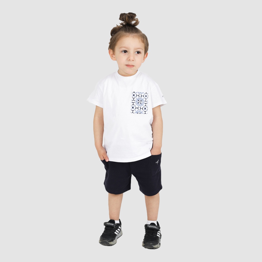 T-shirt oversized bébé manches courtes MAJOLIQUE