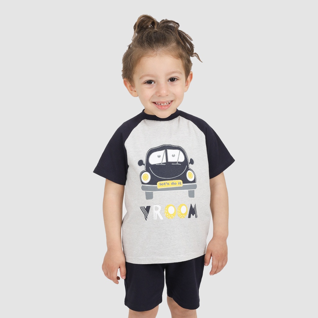 Ensemble bébé manches raglan VROOM