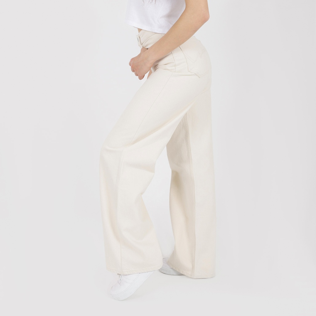 Wide leg jeans femme - WIDED