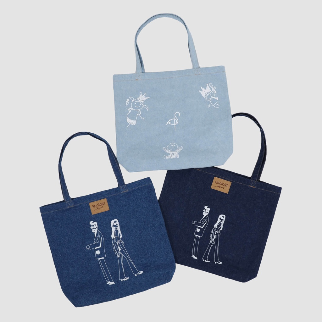 Tote bag en jeans DALI &amp; KINDA