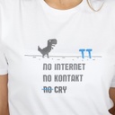 T-shirt unisexe manches courtes NO INTERNET