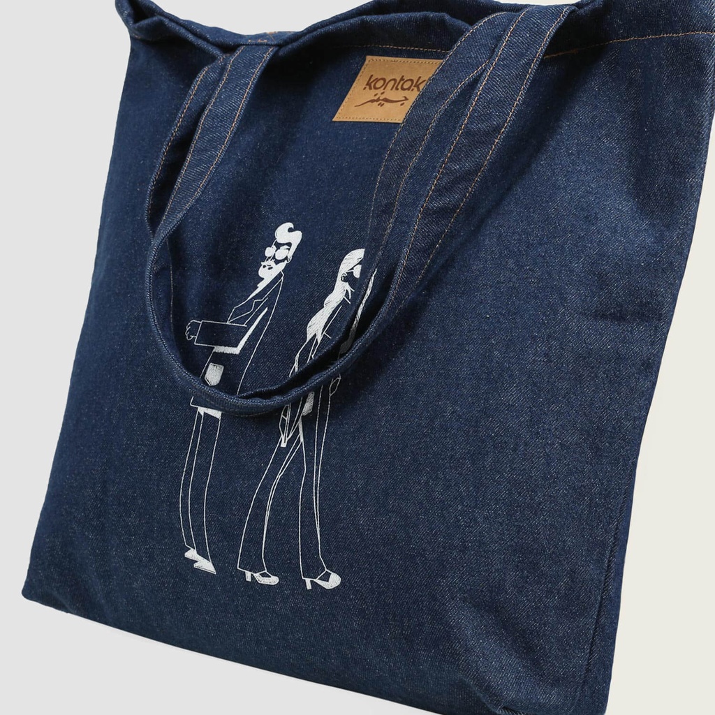 Tote bag en jeans DALI &amp; KINDA